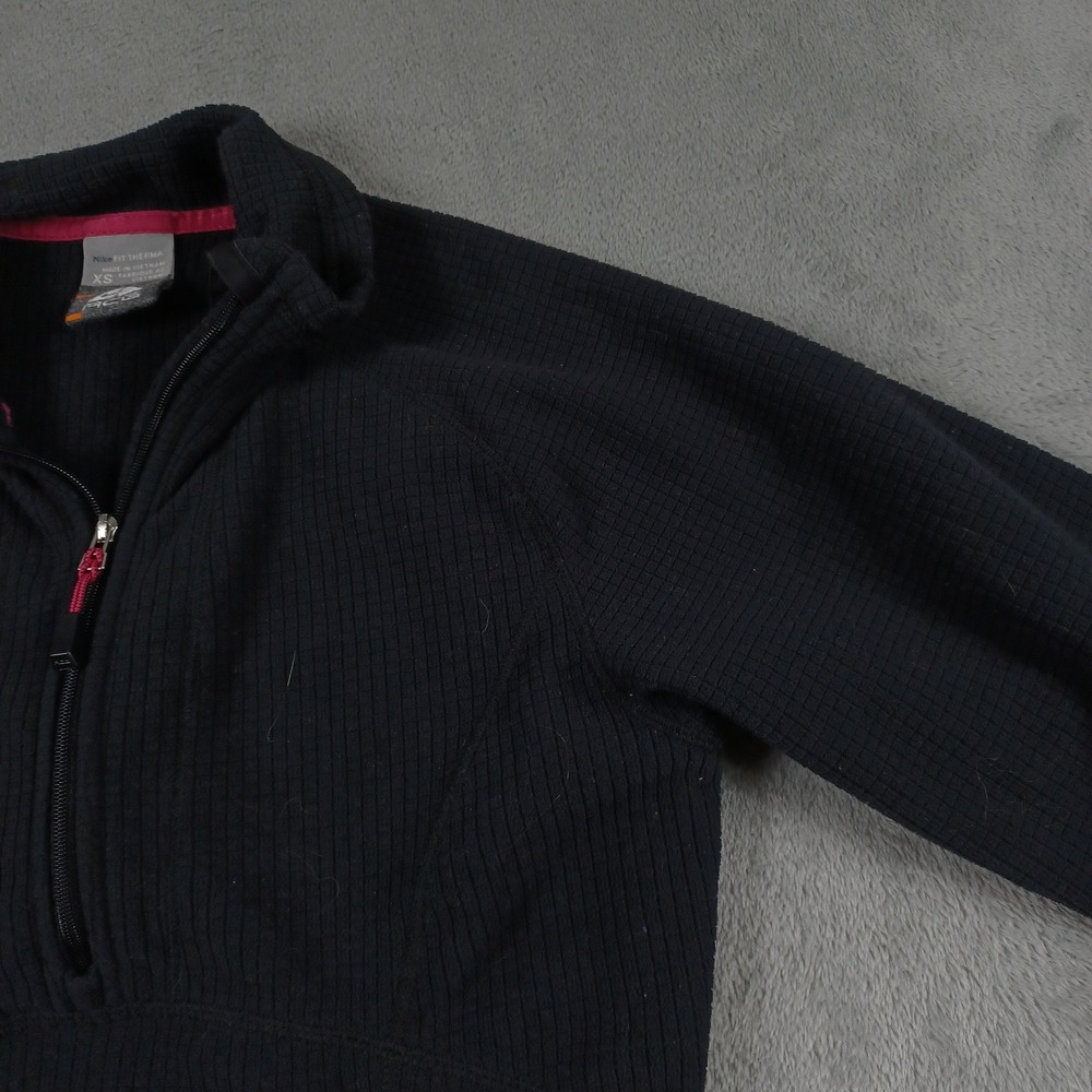 Nike Sweater Womens XS Black ACG 1/2 ZIp‎ Fleece Lightweight Outdoor - Picture 3 of 8